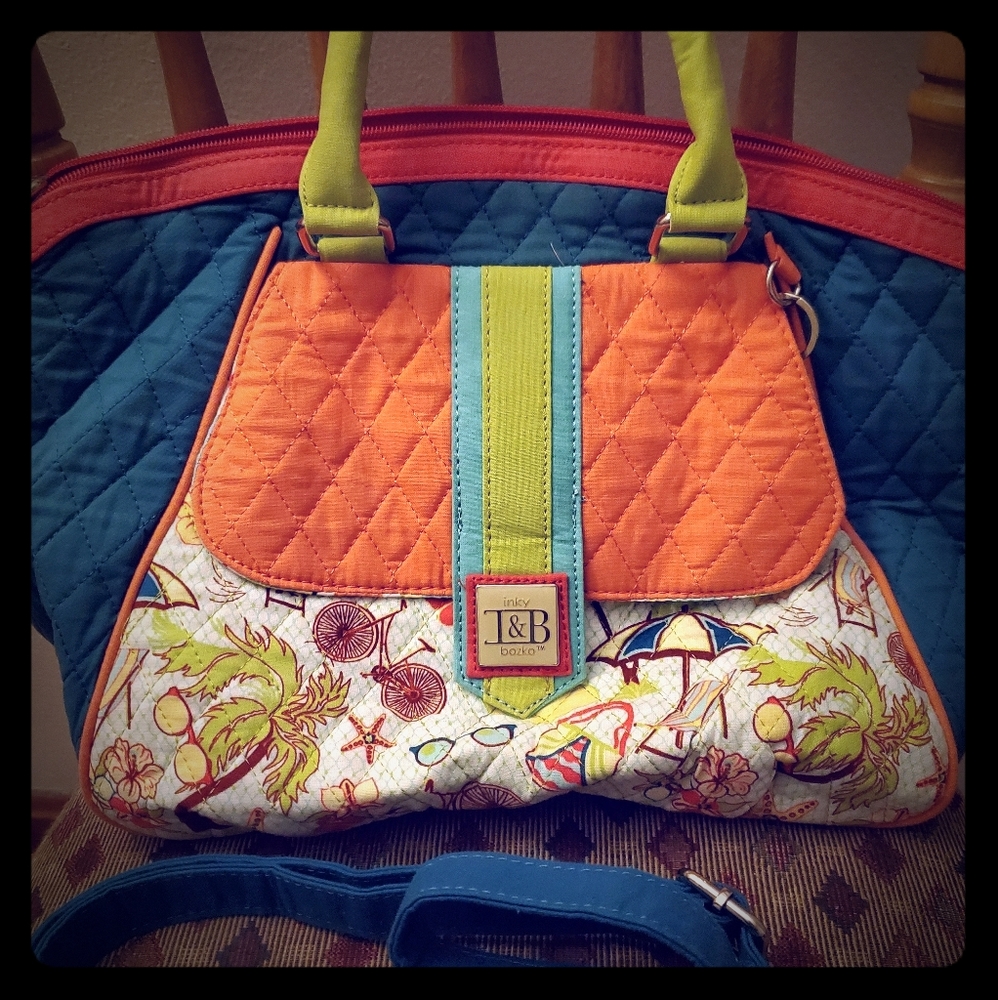 Inky & Bozko Beachy Keen Oversized City Bag Multic